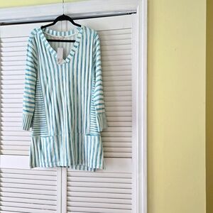 Soft Surrounding Briza Stripe Tunic size XL NEW WITH TAGS